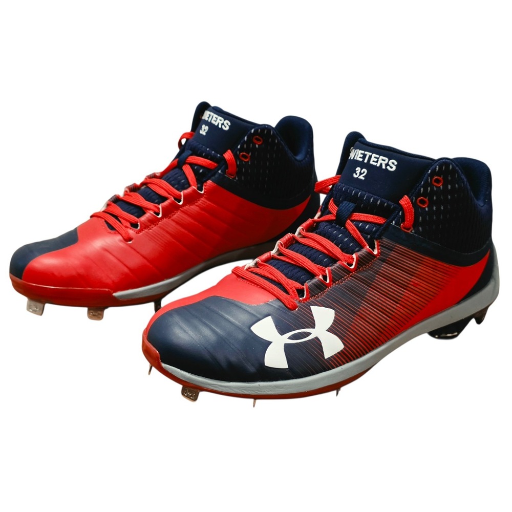 Matt Wieters Under Armour PE Baseball Cleats Nationals #32 Size 13 Player Issue